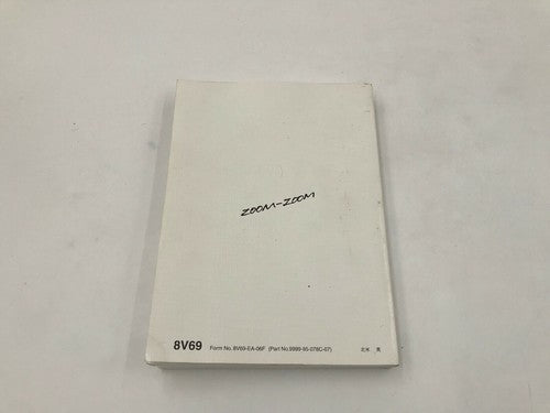 2007 Mazda 6 Owners Manual with Case OEM