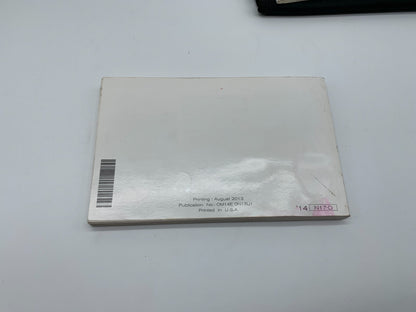 2014 Nissan Versa Sedan Owners Manual Set with Case OEM B02B16008