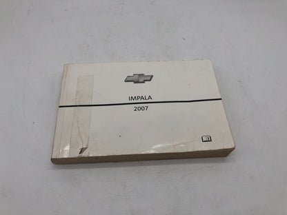 2007 Chevrolet Impala Owners Manual OEM A01B24014