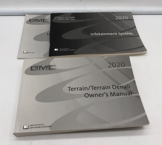 2020 GMC Terrain Denali Owners Manual Set OEM A04B54048