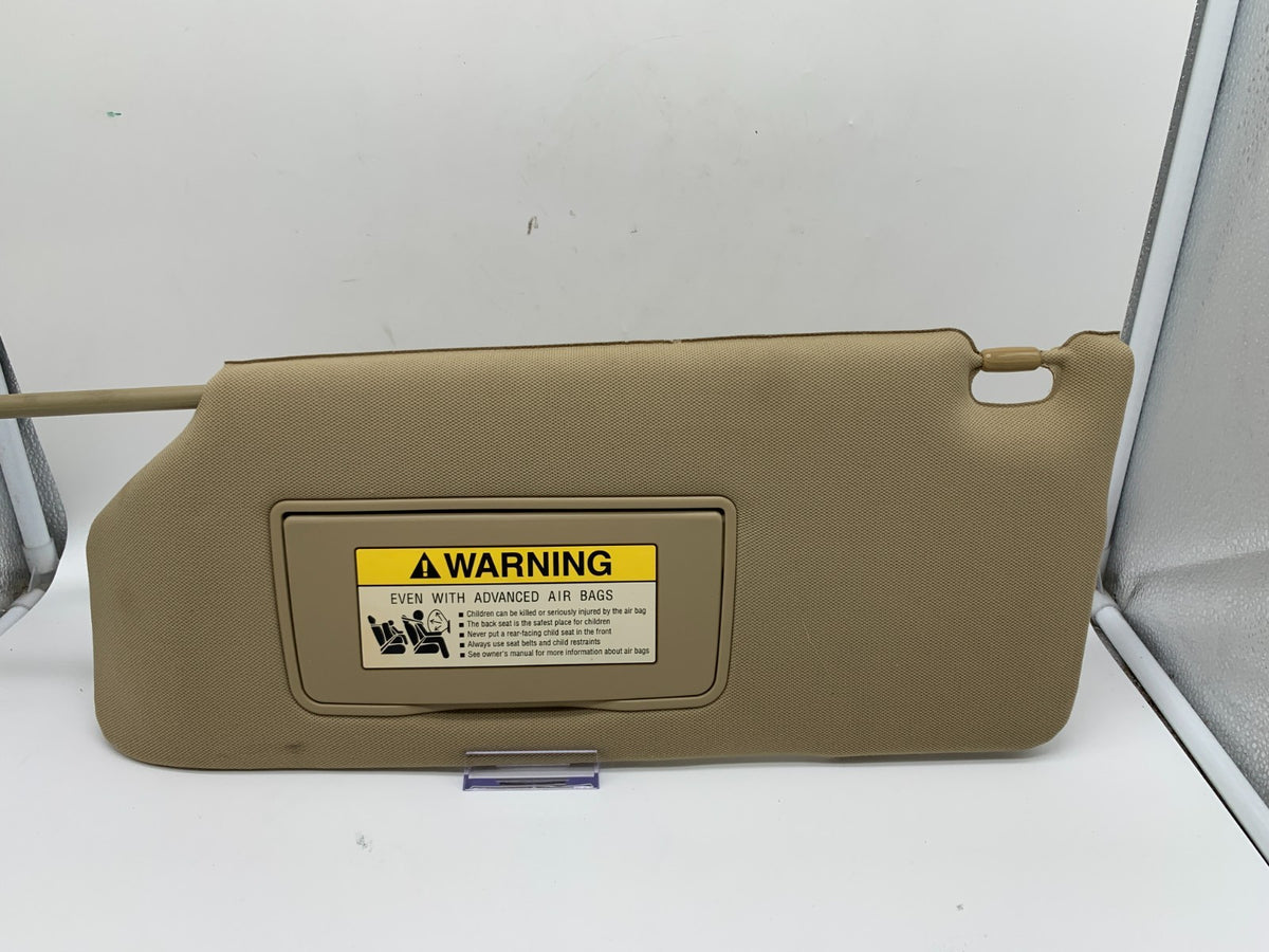 2006-2010 Honda Odyssey Driver Sun Visor Illuminated Brown OEM A02B07021