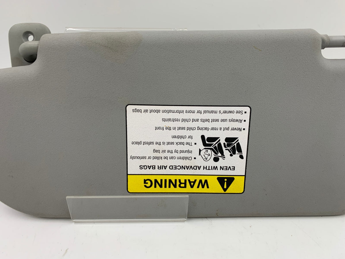 2007-2009 Mazda 3 Passenger Sun Visor Gray OEM D04B57005