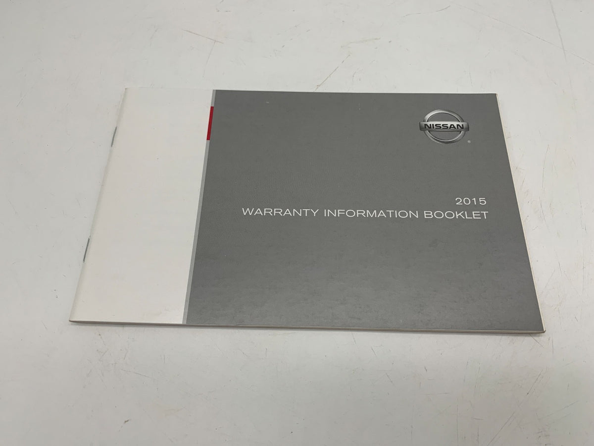 2015 Nissan Sentra Owners Manual Set with Case OEM R01B50023