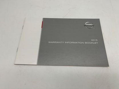 2015 Nissan Sentra Owners Manual Set with Case OEM R01B50023