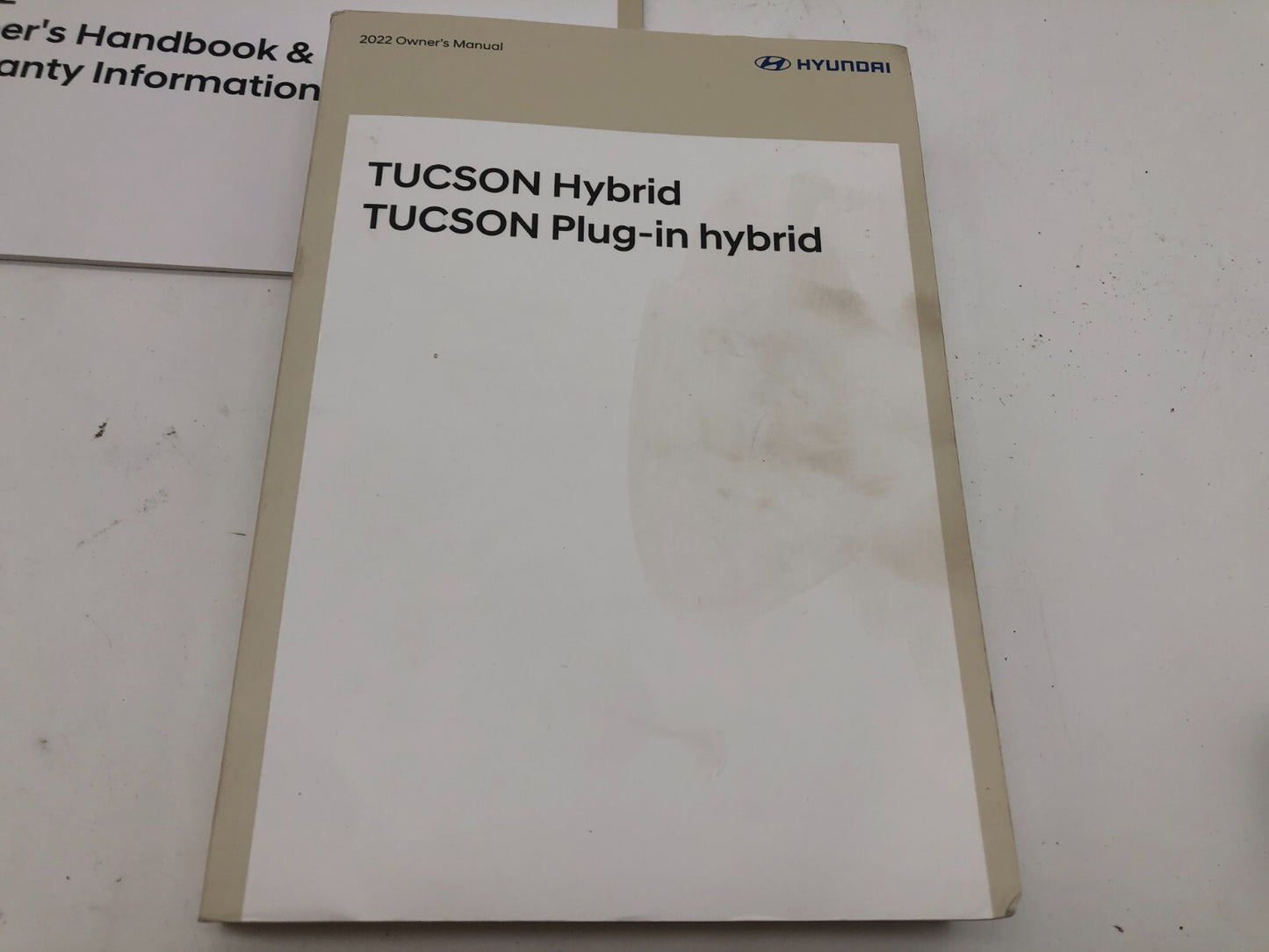 2022 Hyundai Tucson Hybrid Owners Manual Set OEM B02B08039