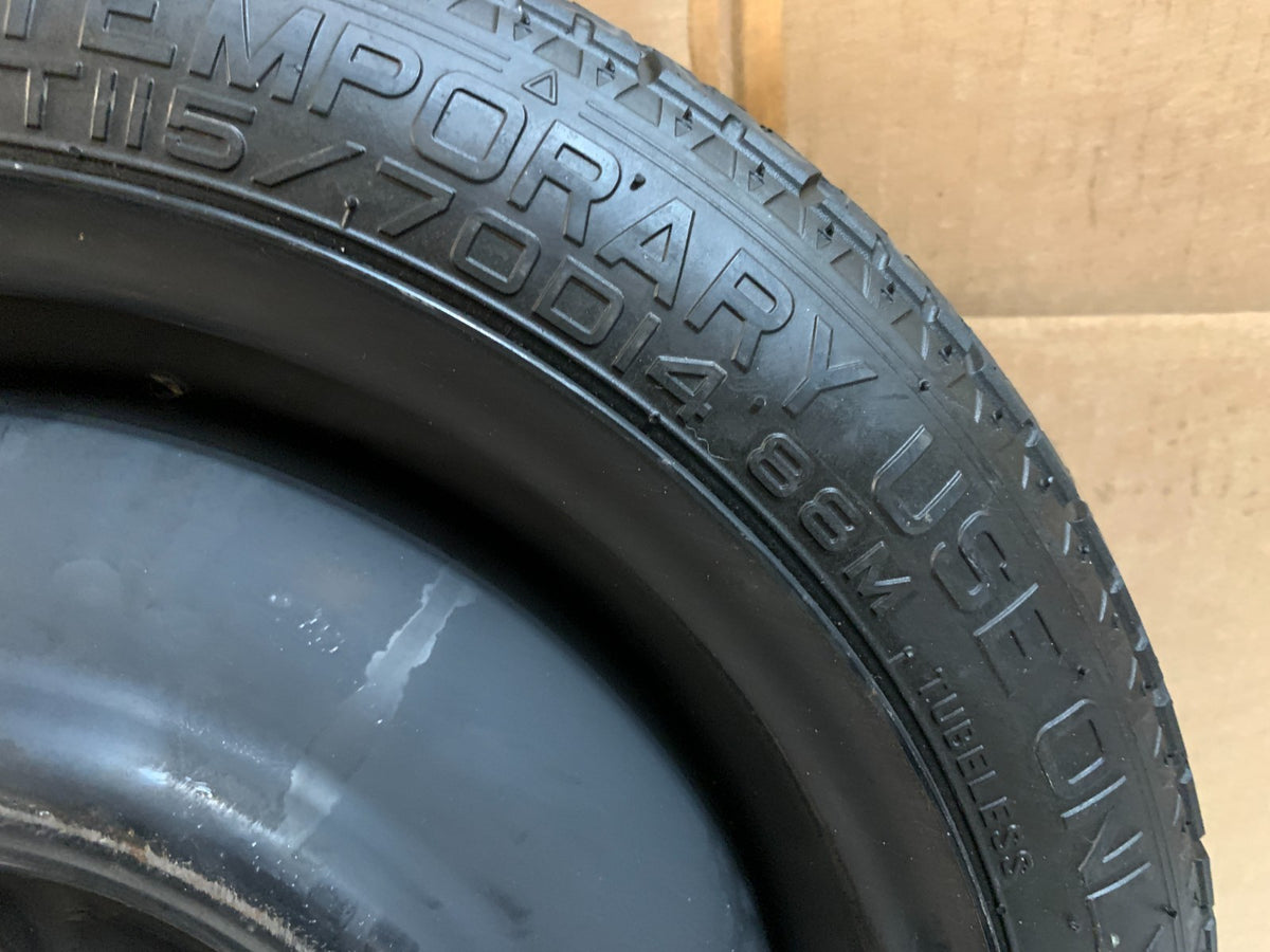 2014-2024 Mitsubishi Mirage 14" Spare Tire T115/70D14 Compact Donut