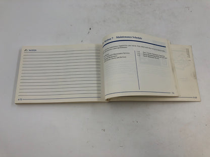 2000 Chevrolet Impala Owners Manual OEM B02B44059