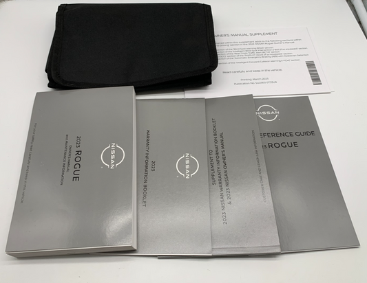 2023 Nissan Rogue Owners Manual Set OEM B04B25008