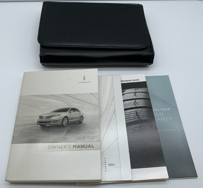 2013 Lincoln MKZ Owners Manual Set with Case OEM A02B32002