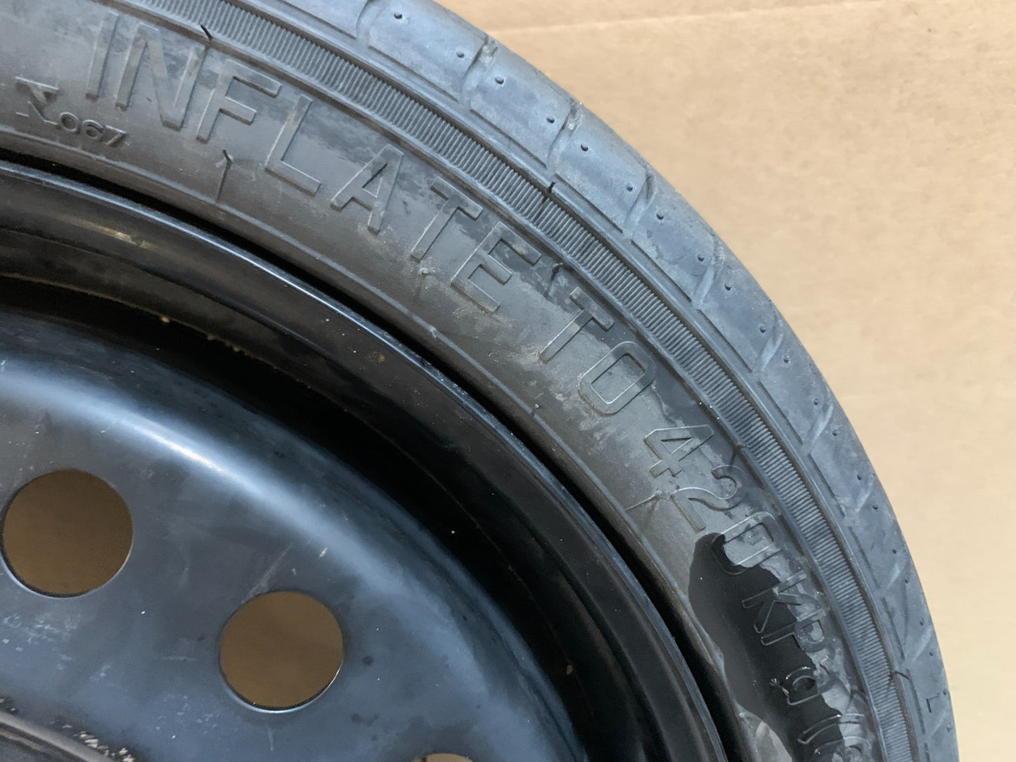 2013-2016 Chevrolet Malibu 17" Spare Tire Compact Donut T125/80R17