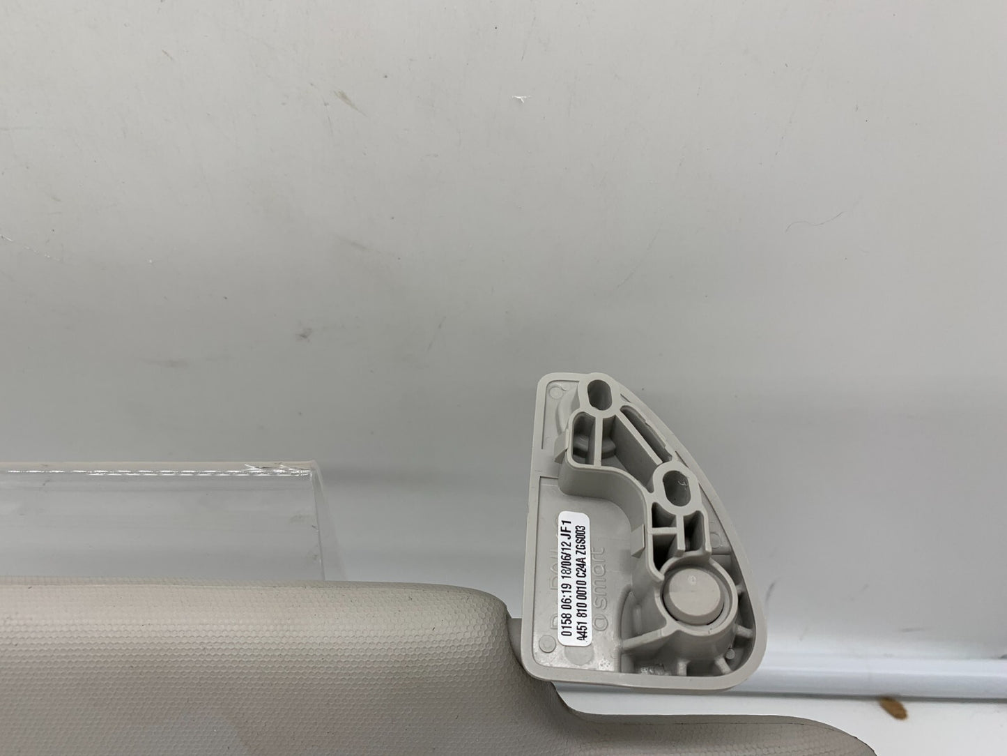 2008-2016 Smart Fortwo Passenger Sun Visor Gray OEM E02B64004