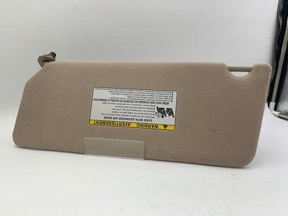 2002-2006 Toyota Camry Passenger Sun Visor Beige OEM D01B25065