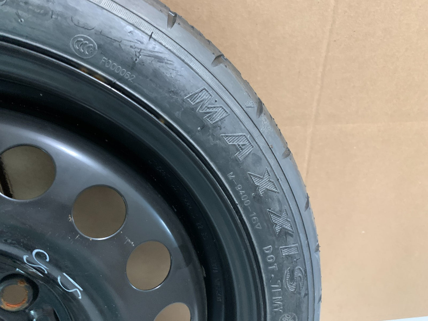 2020-2025 Nissan Sentra 16" Spare Tire Wheel Compact Donut T125/70D16