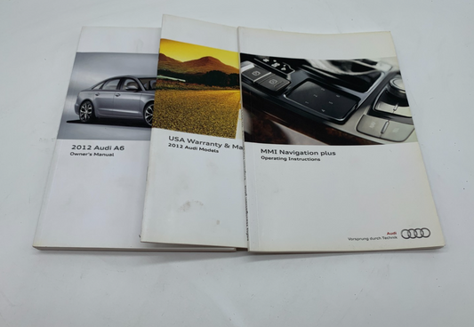 2012 Audi A6 Owners Manual Set OEM B01B23012