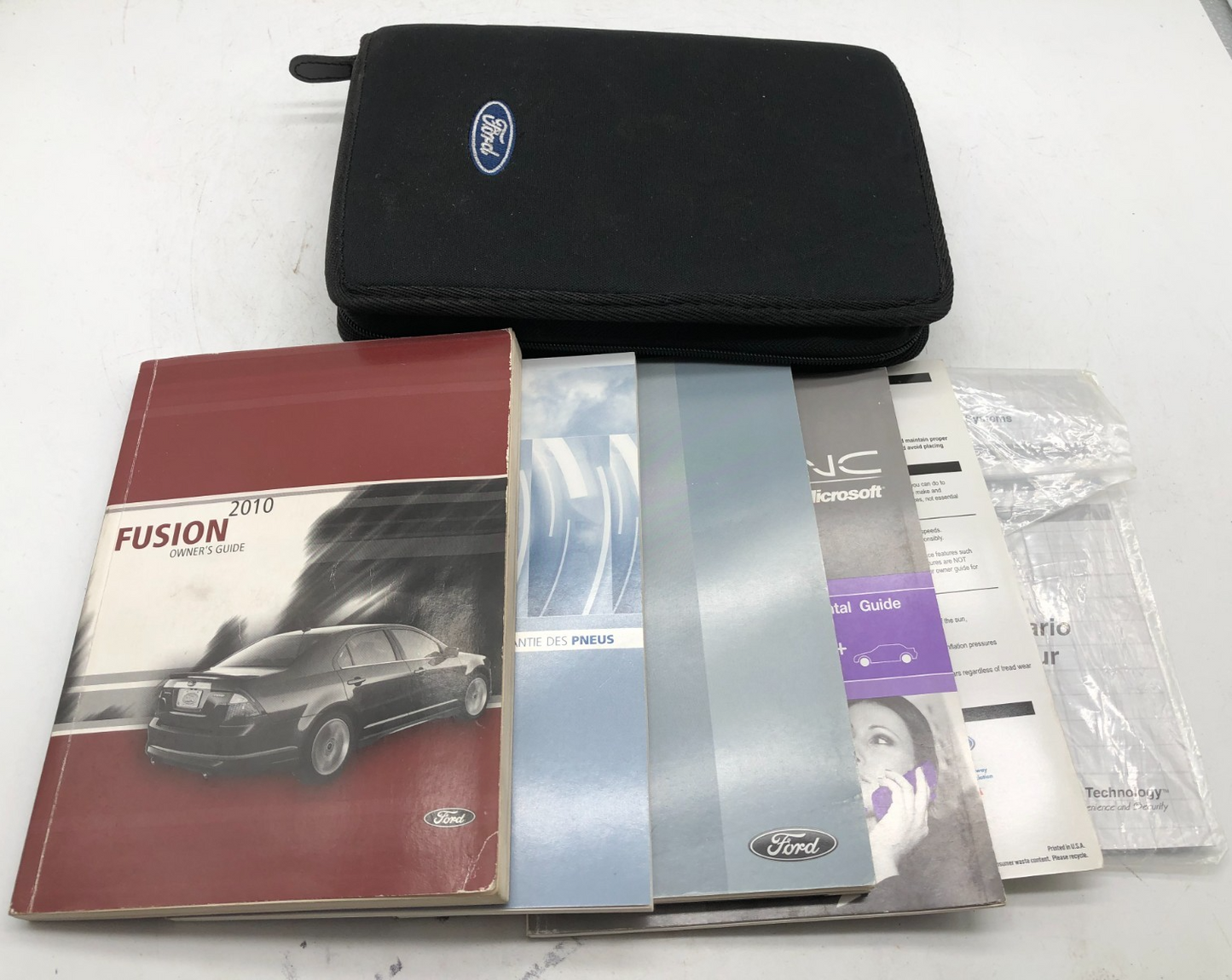 2010 Ford Fusion Owners Manual Set with Case OEM A03B20002