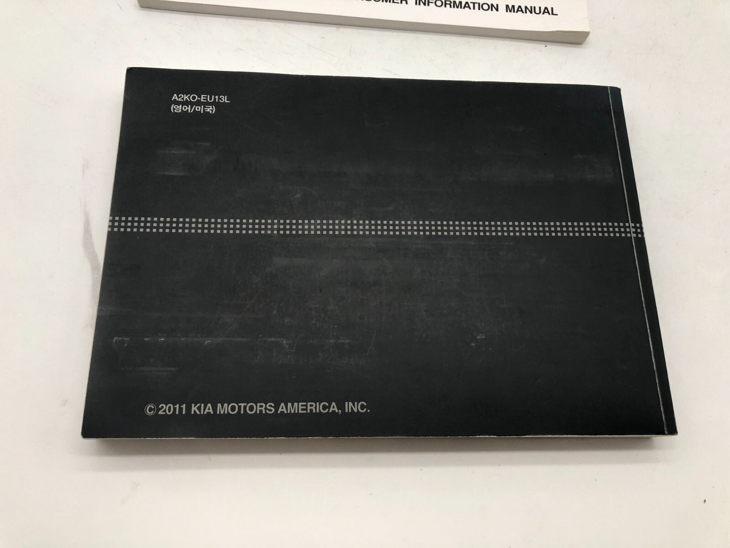 2011 Kia Soul Owners Manual Set OEM E01B17032