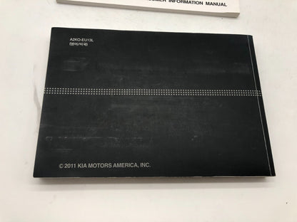 2011 Kia Soul Owners Manual Set OEM E01B17032