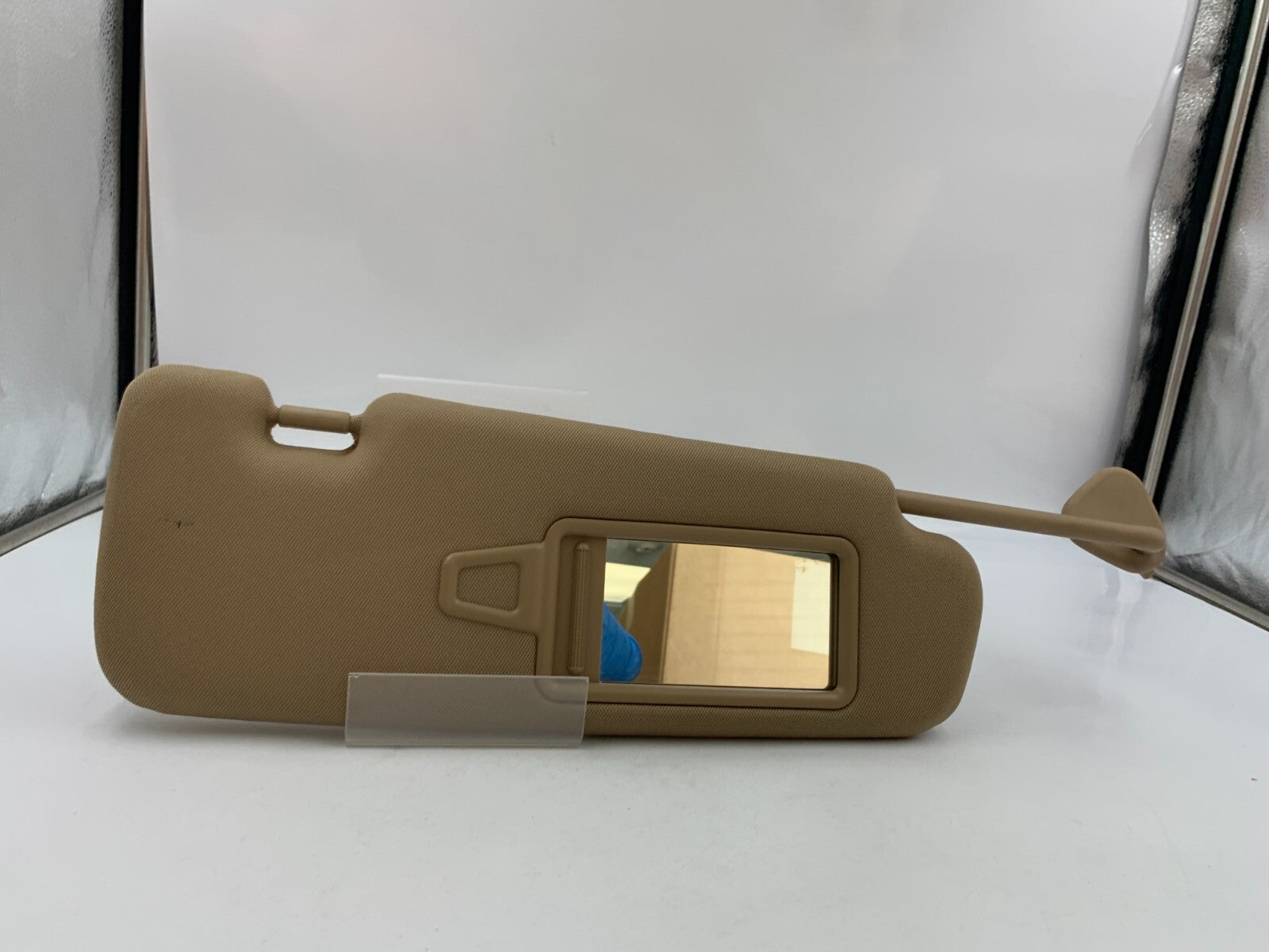 2011-2015 Hyundai Sonata Passenger Sun Visor Tan Illuminated OEM D04B67001