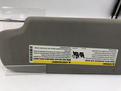 2004-2012 Chevrolet Malibu Passenger Sun Visor Gray OEM B02B03027