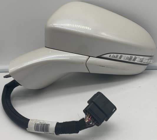 2019-2020 Ford Fusion Driver Side View Power Door Mirror White BSA OEM C04B49072