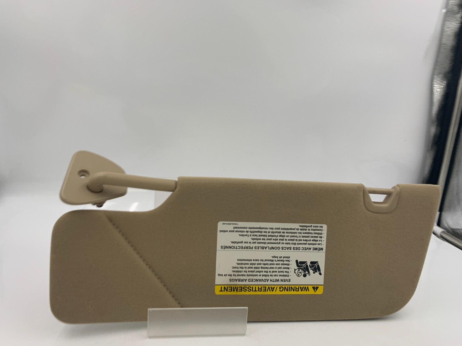 2005-2009 Ford Mustang Passenger Sun Visor Beige OEM A03B16024