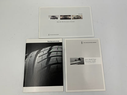 2017 Lincoln MKZ Owners Manual Set OEM B01B53002