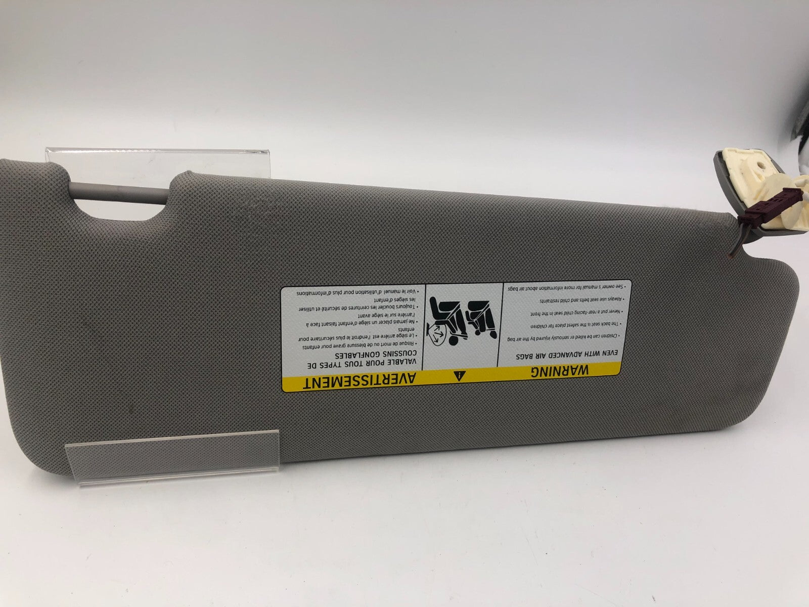 2010-2017 BMW 535i GT Driver Sun Visor Gray Illuminated OEM C03B69024