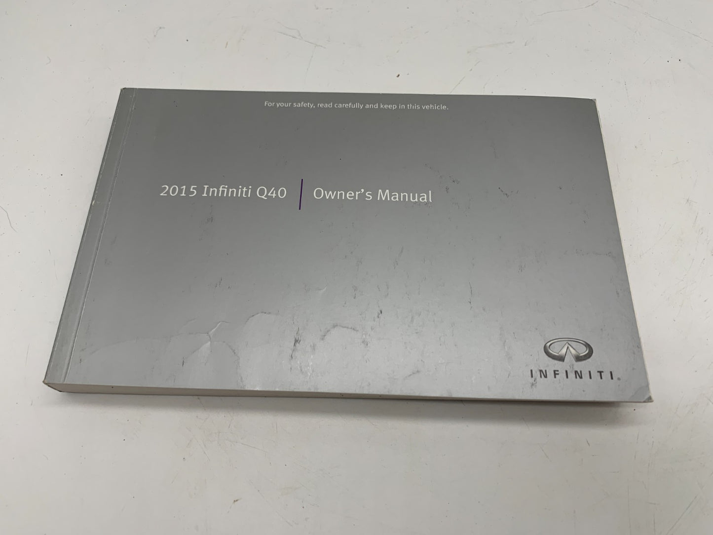2015 Infiniti Q40 Q 40 Owners Manual Set OEM A01B01016