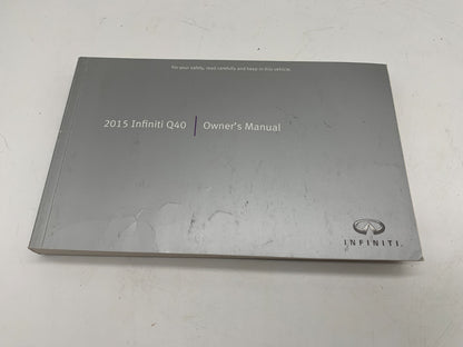 2015 Infiniti Q40 Q 40 Owners Manual Set OEM A01B01016