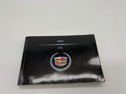 2008 Cadillac CTS Owners Manual OEM E02B13053