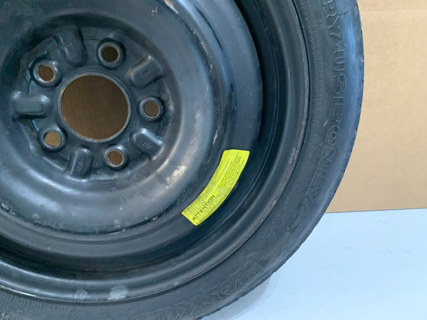 2006-2014 Hyundai Sonata 16" Spare Tire Wheel Compact Donut T125/80D16 OEM