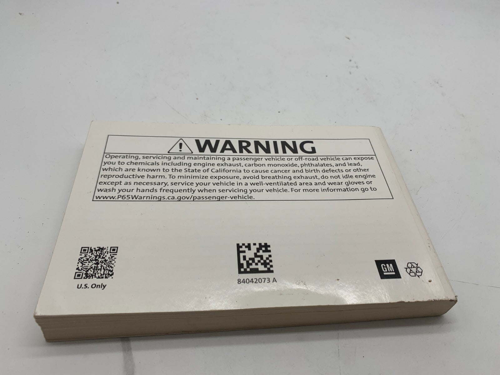 2018 Chevrolet Cruze Owners Manual OEM E03B02031