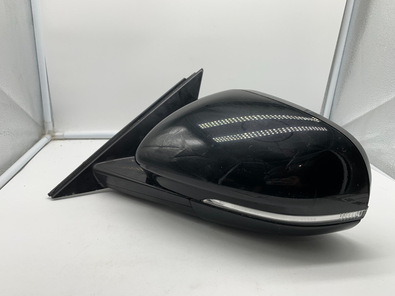 2017-2019 Jaguar XE Driver Side View Power Door Mirror Black BSA OEM B04B24001