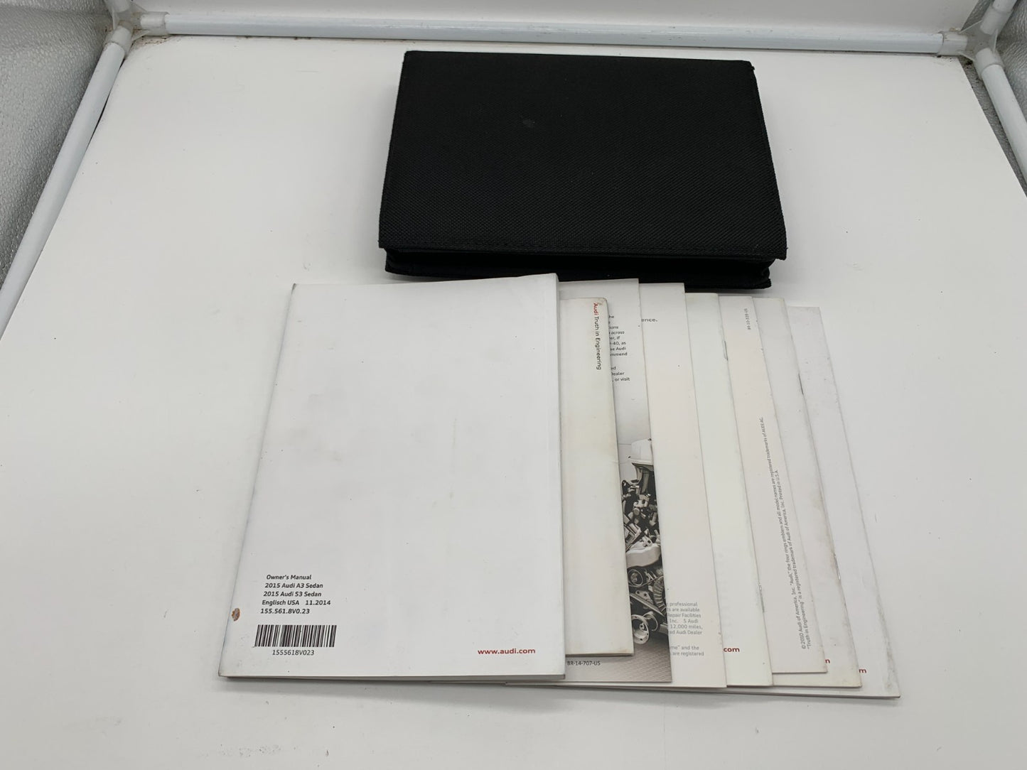 2015 Audi A3 Sedan Owners Manual Set with Case OEM C03B59011