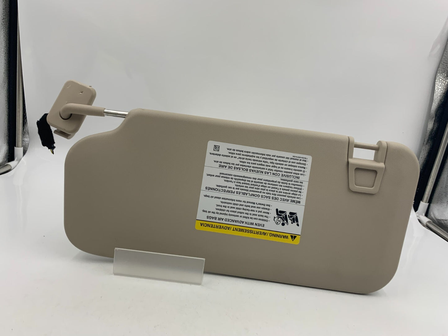 2020 Ford Escape Passenger Sun Visor Beige Illuminated OEM A04B25057