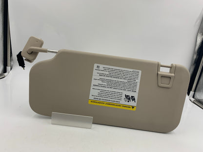 2020 Ford Escape Passenger Sun Visor Beige Illuminated OEM A04B25057