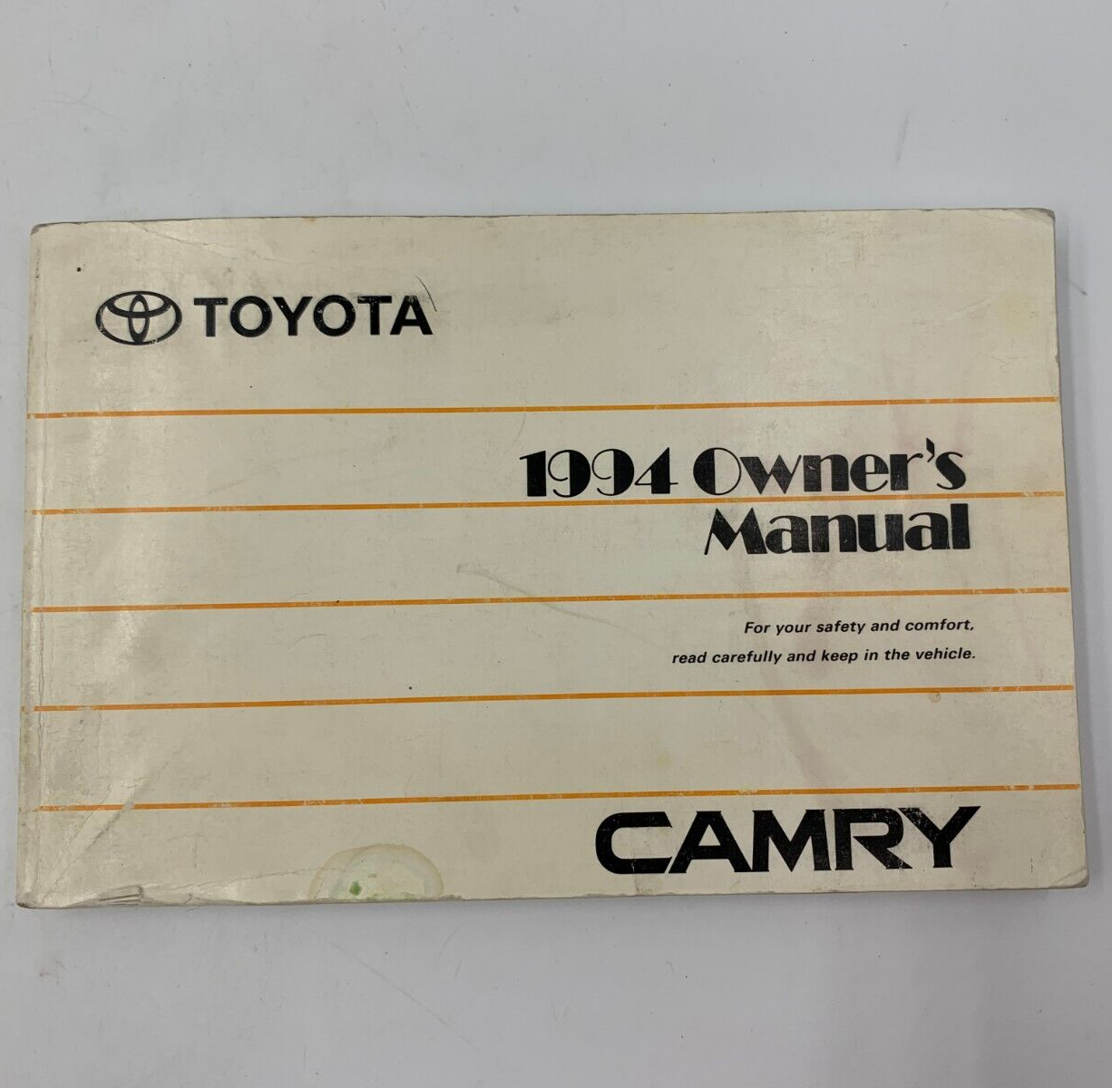1994 Toyota Camry Owners Manual OEM B01B10005
