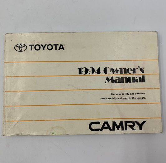 1994 Toyota Camry Owners Manual OEM B01B10005