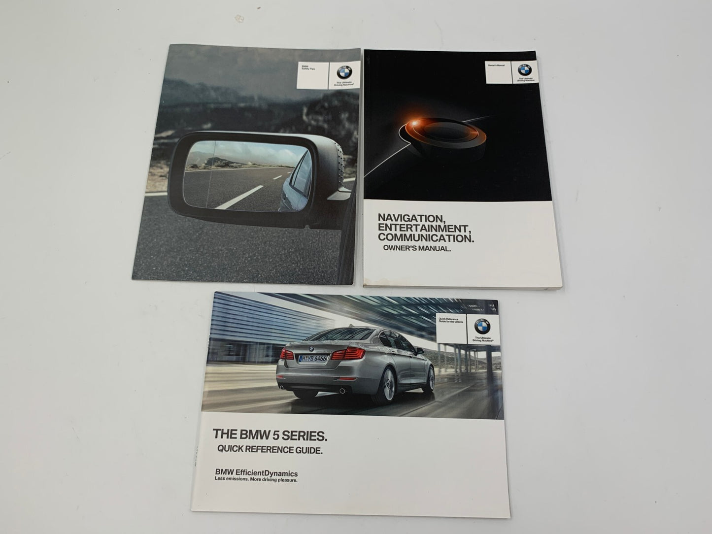 2014 BMW 5 Series Owners Manual Set with Case OEM D02B45021