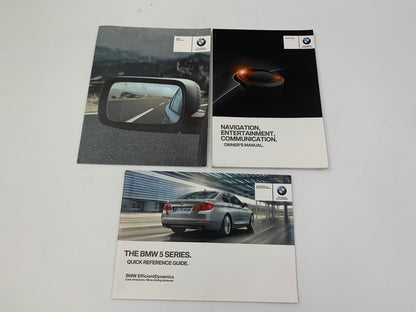 2014 BMW 5 Series Owners Manual Set with Case OEM D02B45021