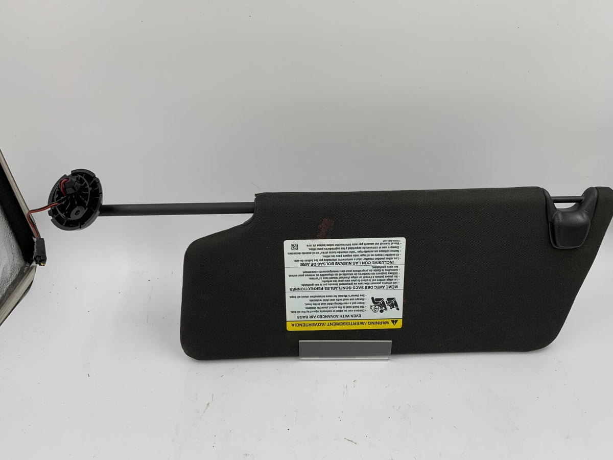 2011-2015 Ford Explorer Passenger Sun Visor Illuminated Black OEM B01B21039