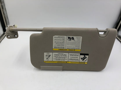 2014-2017 Nissan Rogue Passenger Sun Visor Gray Illuminated OEM D01B40010