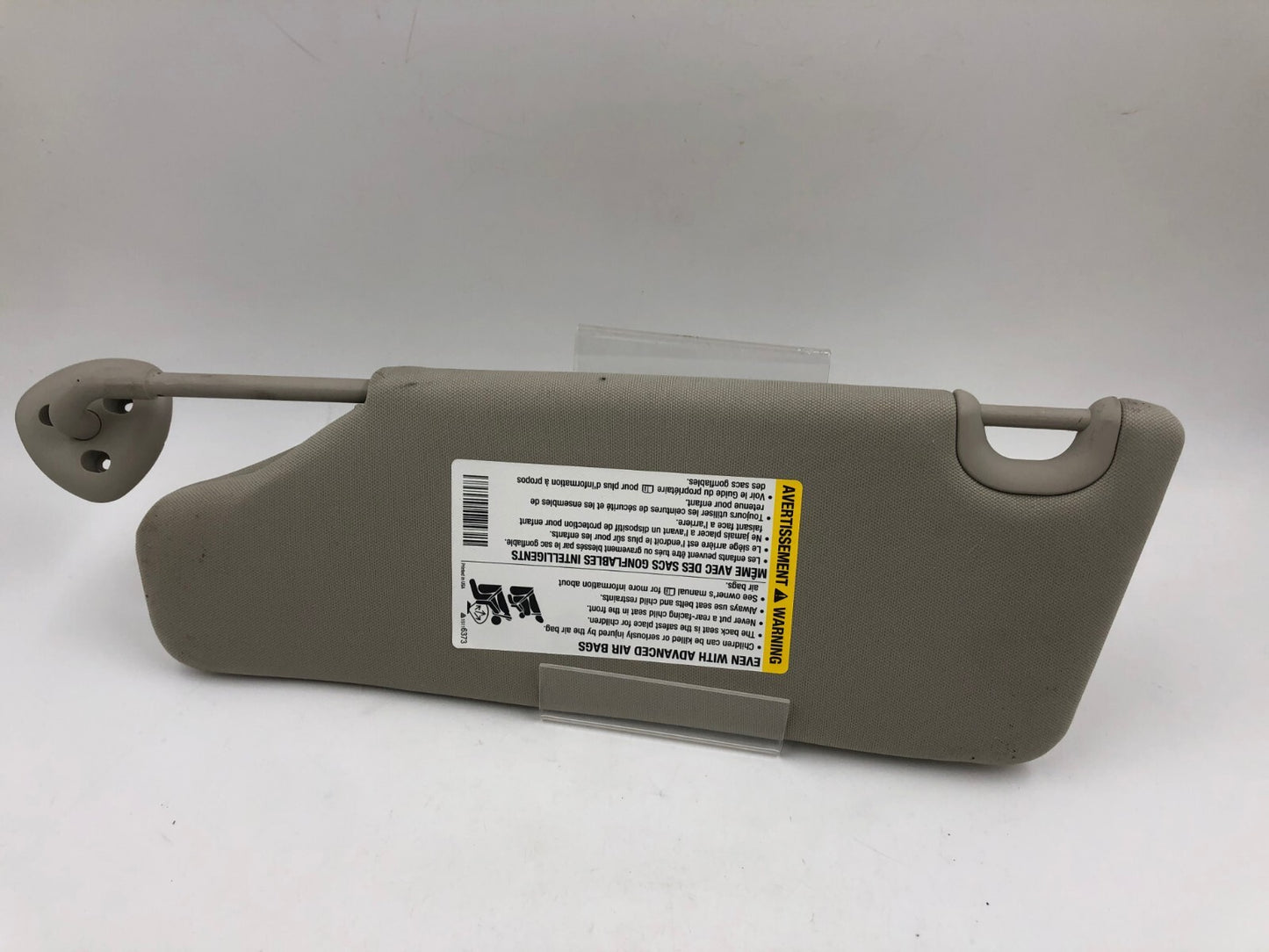 2010-2011 Chevrolet HHR Passenger Sun Visor Gray Illumination OEM D03B53059