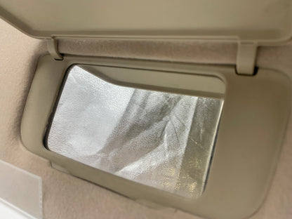 2002-2006 Toyota Camry Passenger Sun Visor Beige OEM D01B25065