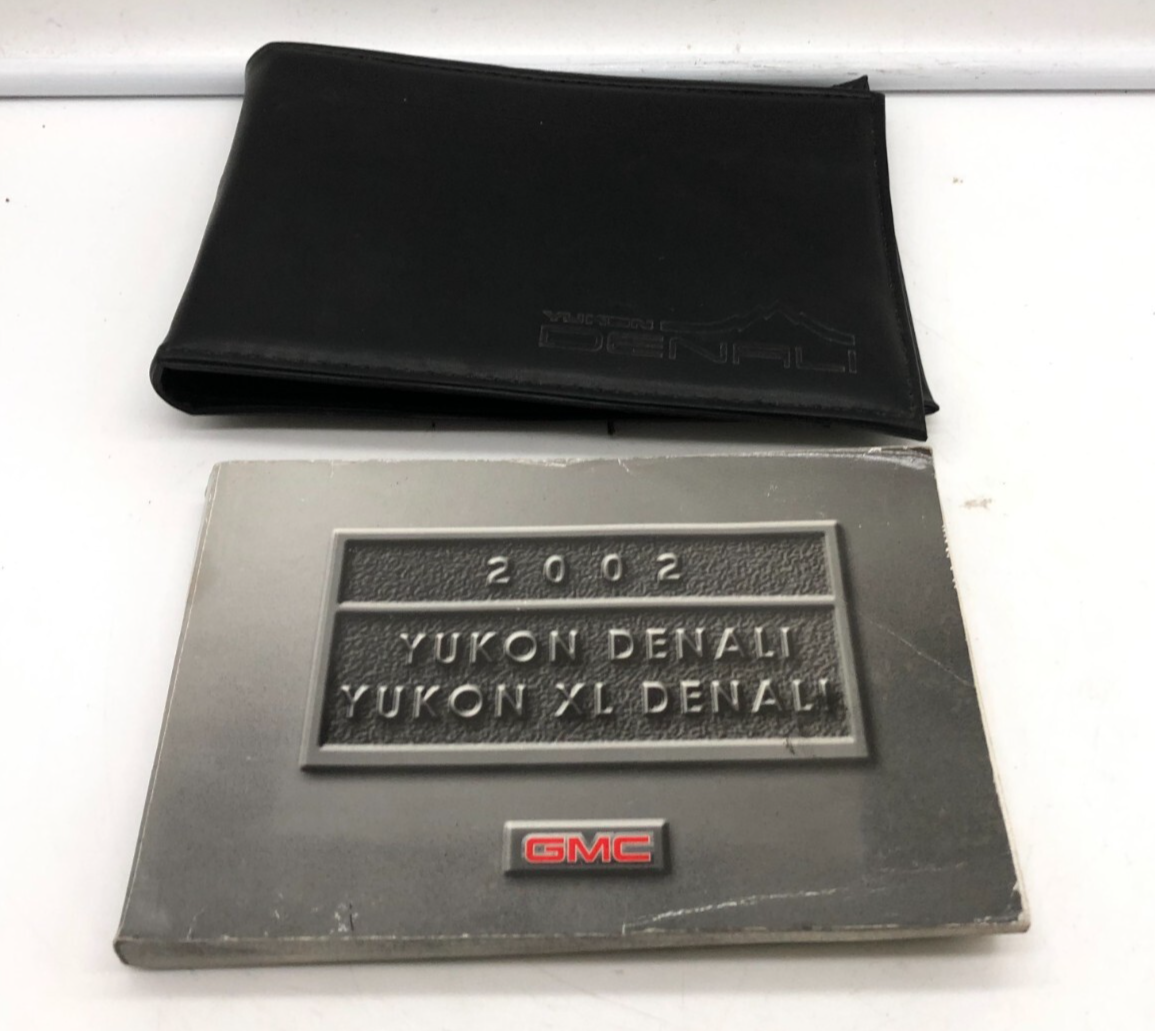 2002 GMC Yukon 1500 Owners Manual with Case OEM C01B53027