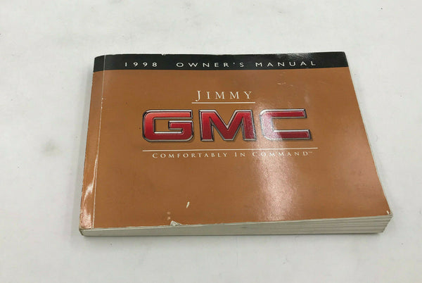 1998 GMC Jimmy Owners Manual Handbook OEM G04B41008