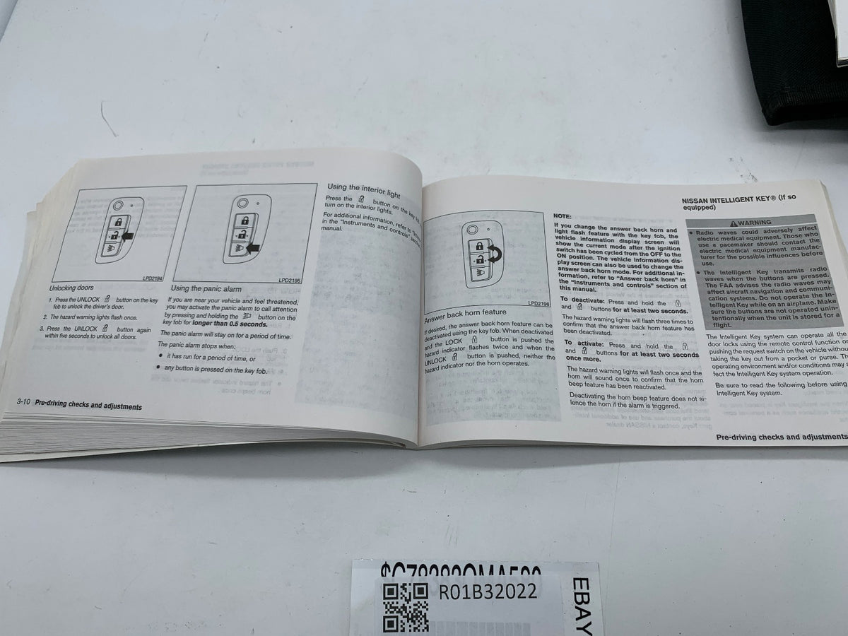 2015 Nissan Rogue Owners Manual Set OEM R01B32022