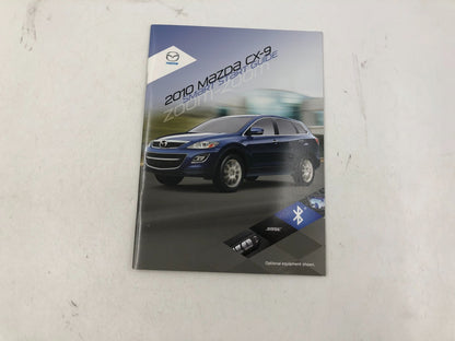 2010 Mazda CX-9 CX9 Owners Manual Set with Case OEM A03B03037