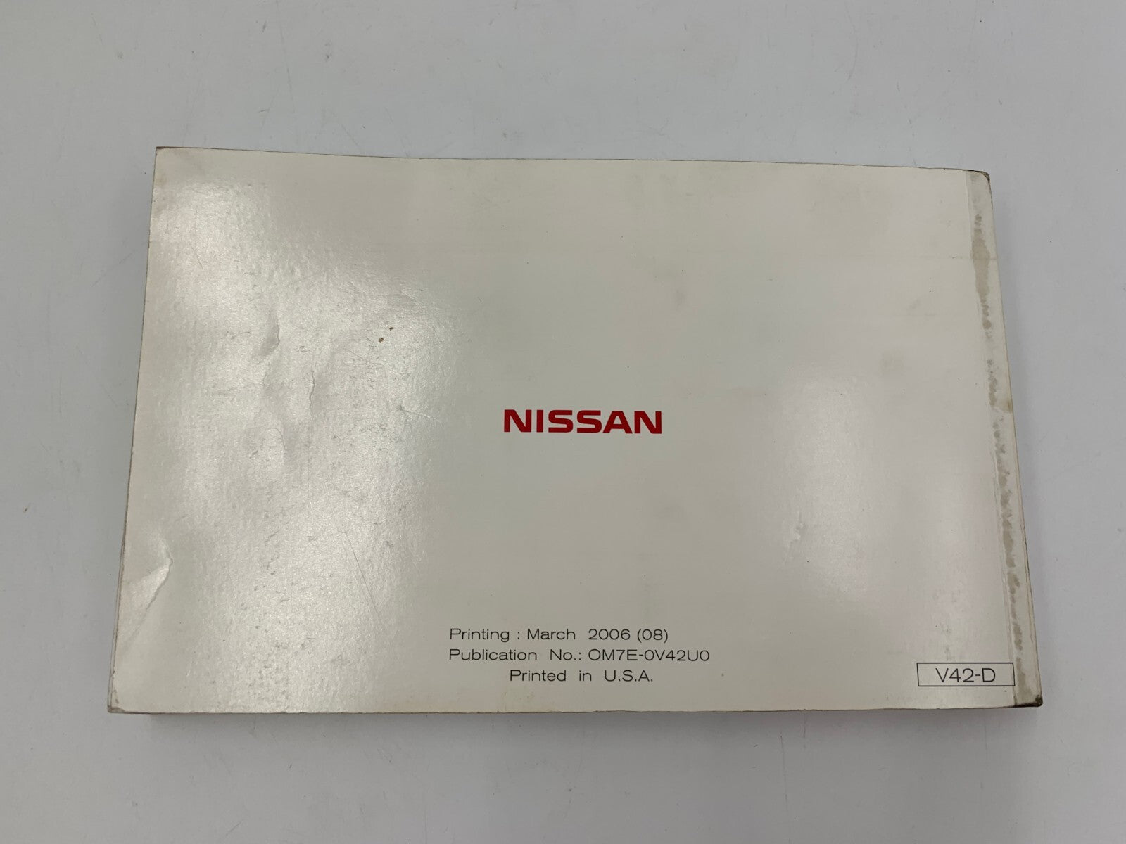 2007 Nissan Quest Owners Manual OEM B03B24009