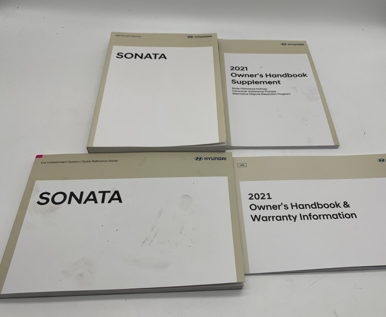 2021 Hyundai Sonata Owners Manual Set OEM C04B44005